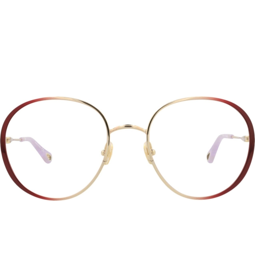 Chloe Gold and Red Women's Glasses
